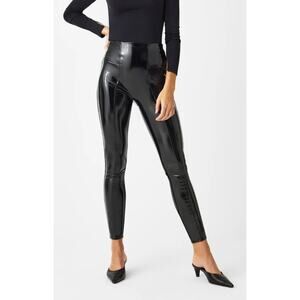 Faux Patent Leather Leggings